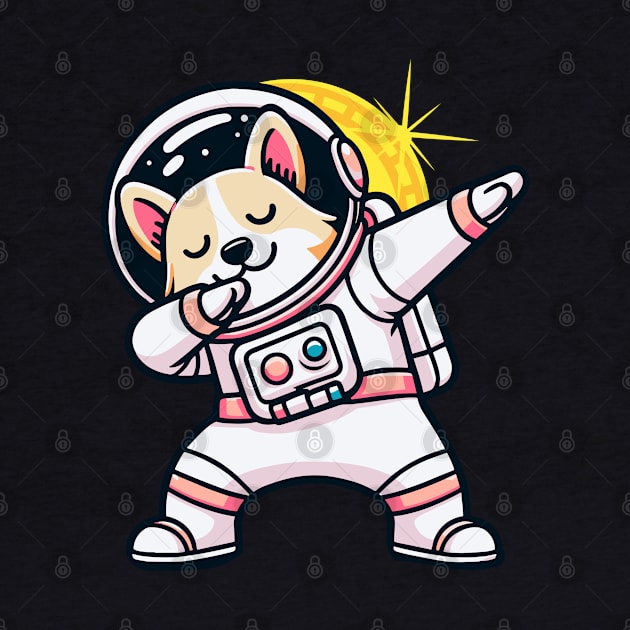 Total Solar Eclipse 2024 Shiba Inu Dabbing by Etopix